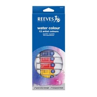 Watercolour Paint Set Reeves 12 Tubes of 12ml 8493250