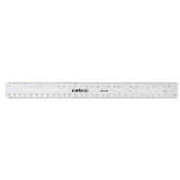 Ruler Plastic Clear 30cm Celco School Pack 25 0195156