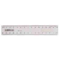 Ruler Plastic Clear 15cm Celco 0198887 School Students T101 Pack of 25 