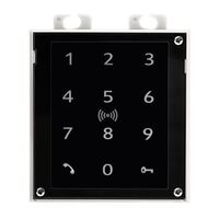 2N IP VERSO TOUCH KEYPAD & RFID READER MODULE, 125KHZ, SECURED, 13.56MHZ, NFC