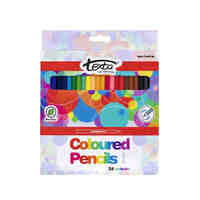 Pencil Texta Coloured Pack 24 