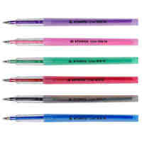 Pen Stabilo Stabiliner Ballpoint Medium 808.M10.41 Box 10 Frosted Blue