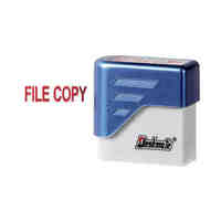 Stamp Deskmate Pre Inked F08 File Copy Red