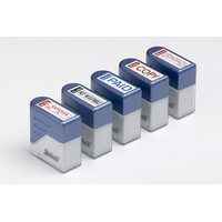 Stamp Deskmate Pre Inked P01B Paid Date Blue