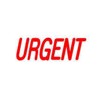 Stamp Deskmate Pre Inked U01 Urgent Red