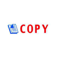 Stamp Deskmate Pre Inked Dual Colour Red/Blue Icon COPY 