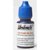 Stamp Pad Ink Refill Deskmate 10ml Blue