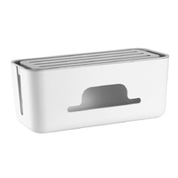 Brateck Cable Management Storage Box  Material: ABS  Dimensions 30.7x13.5x13cm -- White(LS)