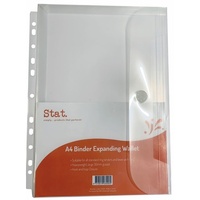 EXPANDING BINDER WALLET STAT A4 CLEAR, PK10