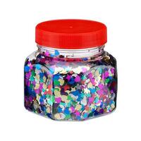 Glitter Jasart 100g Jar Assorted Shapes Scatters