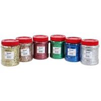 Glitter Jasart 250g Jar Blue