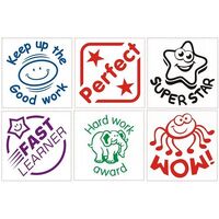 Merit Stamp Deskmate Encouragement Assorted Pack 3