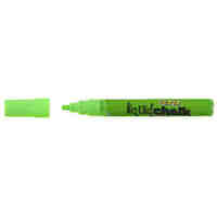 Liquid Chalk Marker Texta Dry Wipe 4.5mm Bullet Card of 1 Green 