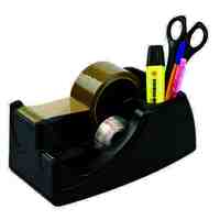 Tape Dispenser Marbig Professional Series Dual 2 in 1 Heavy Duty 48mm and 18mm with Pen Compartment 