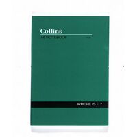 Note Book Collins A6 Where Is It Indexed 936 120 Page