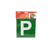 P Plates Green Victoria Pack 2 Magnetic 061