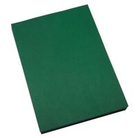 Binder Cover A4 Quill Leathergrain 250gsm Forest Green Pack 100