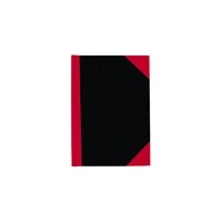 Note Book 128mm x 180mm Black and Red 100 Leaf Collins 08300 