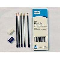 Pencil HB Blue Ribbon Premier with Bonus Eraser and Sharpener  Box 20 