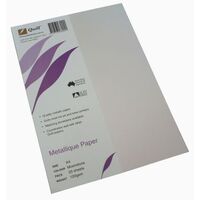 Paper A4 Quill Metallique Kimberley Moonstone 120gsm 06024 Pack 25