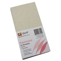 Envelope DL Quill Parchtone Natural 89gsm Pack 25
