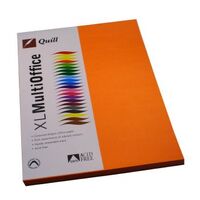 Paper A4 Quill XL Office Orange 90061 Pack 100     