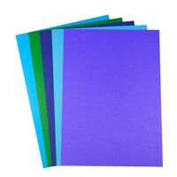 Paper A4 Quill XL Office Assorted Cold Colours Pack 100     