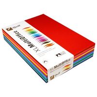 Paper A4 Quill XL 90190 Office Assorted Hot and Cold Colours 80gsm Pack 500 