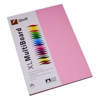 Cardboard A4 Quill XL 90313 Multi Board 210gsm Pack of 50 Musk Pink 