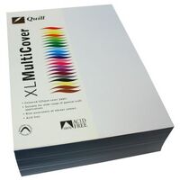 Cover Paper A4 210mm x 297mm Quill 125gsm White Ream 500