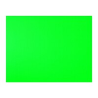 Cardboard Fluorescent 510 x 640mm Green Pack 25