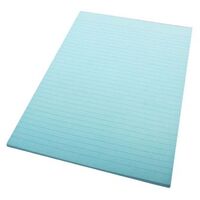 Office Pad A4 Ruled Bank Quill 01013 Blue Pack of 10