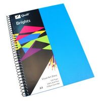 Visual Art Diary A4 Quill Brights Marine Blue