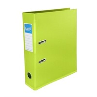 Binder A4 Lever Arch Plastic Bantex 70mm 1450 65 Lime Green