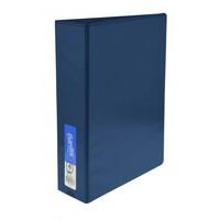 Binder Clearview Insertable A4 4 Ring D 50mm Bantex 2733 401 Blue