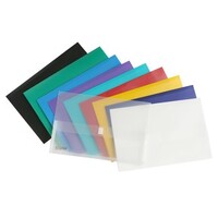 Document Wallet FC Beautone Velcro Closure 34264 Clear  