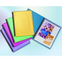 Display Book A4 Beautone 20 Pocket Cool Frost 31852 Blue 