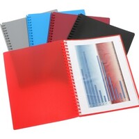 Display Book A4 Beautone 20 Pocket 31800 Red