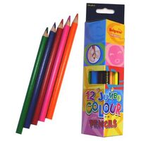 Pencil Colour Belgrave Triangular Jumbo 83050 Pack 12 