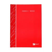 Note Book Quill A5 Index 10405 Casebound 148 x 210mm