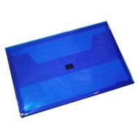 Document Wallet FC Foldermate Polyprop 399B Blue