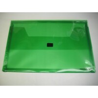 Document Wallet FC Foldermate Polyprop 399G Green