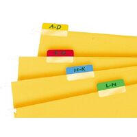Index Tabs 3L Single Sided 25mm Assorted 10510