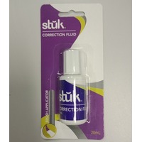 Correction Fluid White Dats Stuk 1013 20ml bottle Hangsell Blistercard of 1 