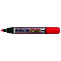 Marker Artline 170 Dry Safe Bullet Point Red Box 12