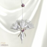 Wedding Motif 102 Miniature Parasol White Ivory 