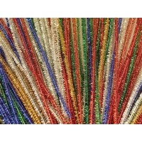 Pipe Cleaner Colorific 6mm Tinsel Assorted Pack 150