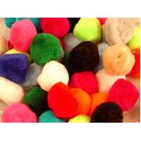 Pom Poms Colorific 38mm Assorted Bag 100