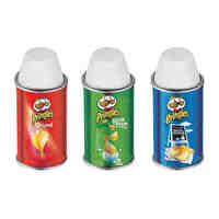 Eraser Helix Pringles Can Assorted Designs