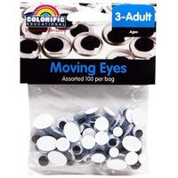 Moving Eyes Colorific Assorted Bag 100